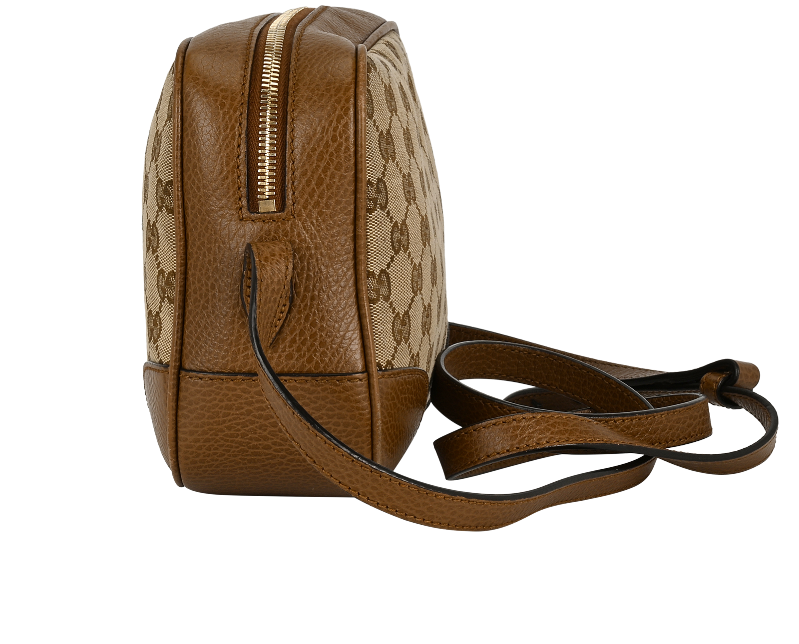 Bree, &pound;495, Handbags, Brown, Canvas/Leather, Bottom view